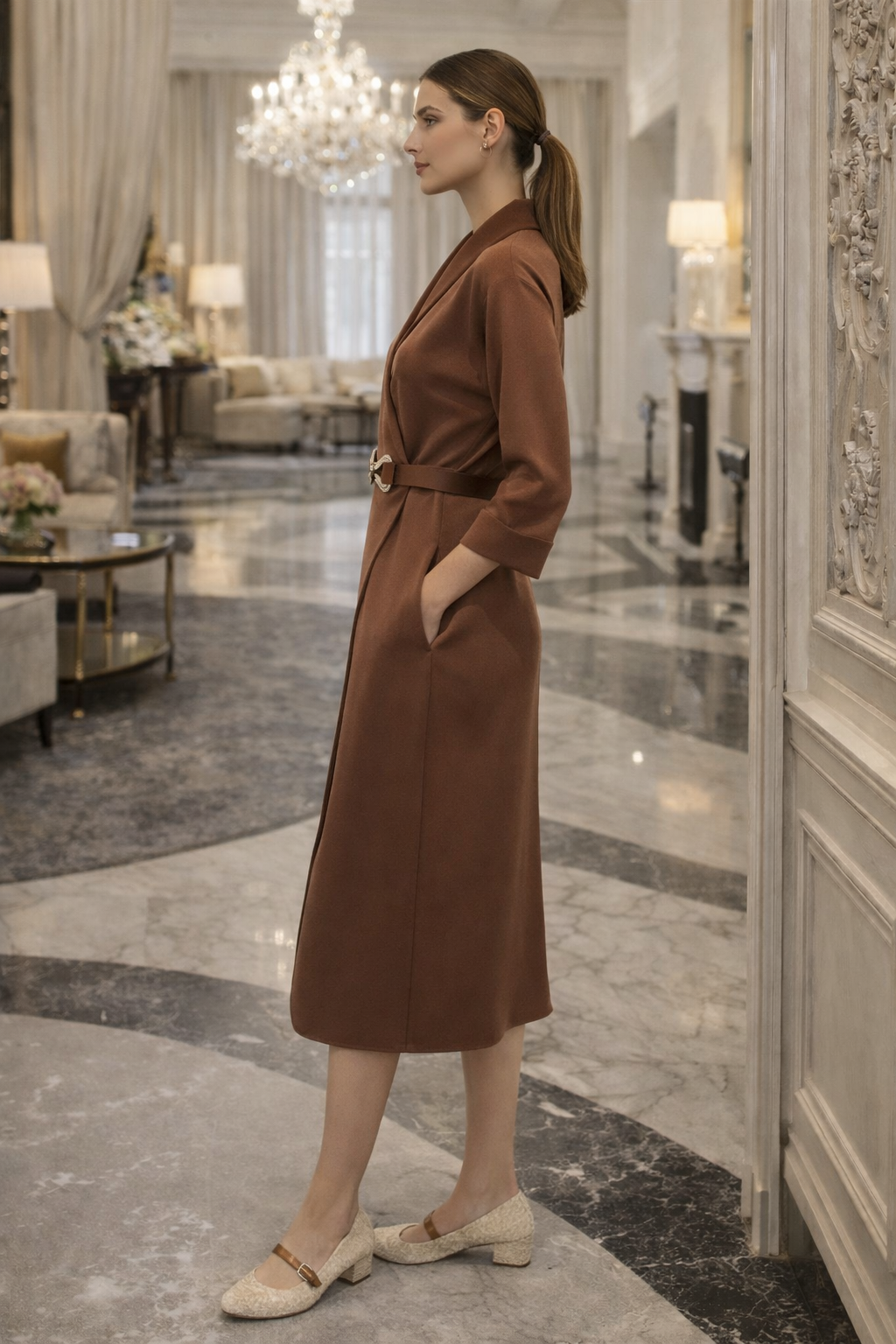 платье с запахом