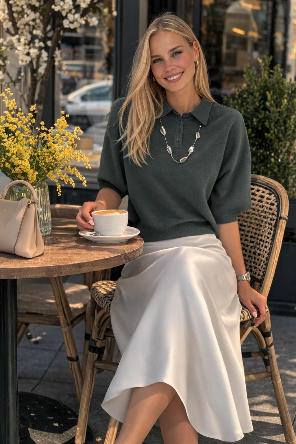 серая кофта с воротничком